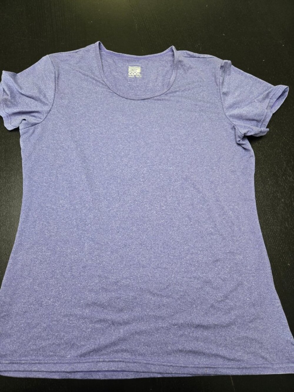 32 Degrees Cool Women's Scoop Neck T-Shirt XL Heather Purple